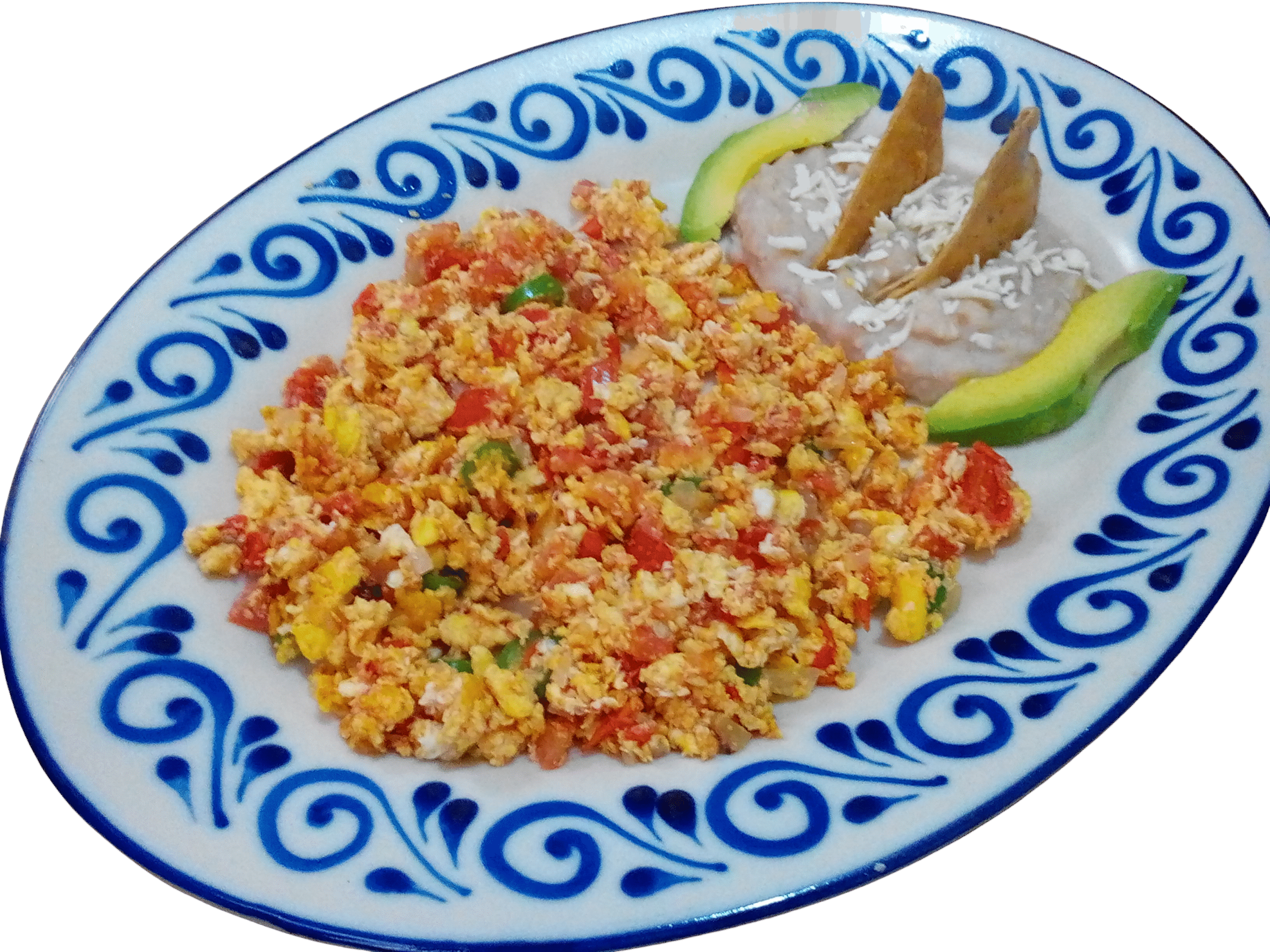 Huevos a la mexicana Comida tradisional mexicana en Ixtapan de la sal México